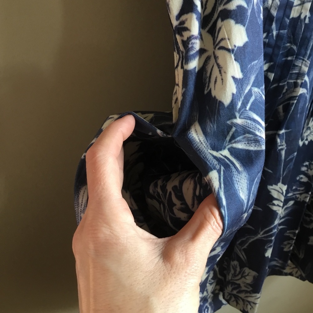 Peruvian Connection Floral Pleated Tunic Dress - Picture 7 of 8